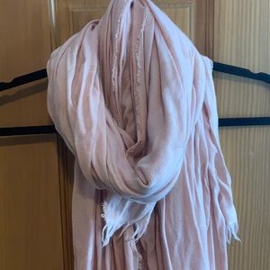 Light pink Coach scarf/wrap
